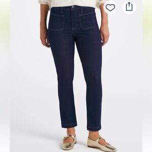 Just USA Women's Navy Straight Leg Jeans